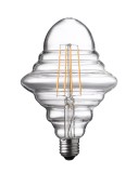 WOFI LED Filament E27 Lampe 4W 300Lm 1800K extra-warmweisses Licht