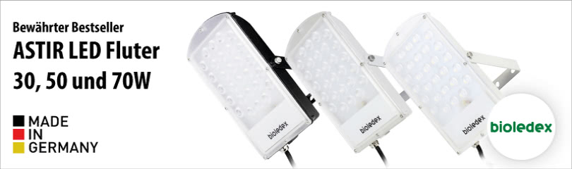 Bioledex ASTIR LED Fluter - Made in Germany